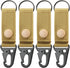 Tactical Molle Key Ring Gear Key Keeper Nylon Belt Keychain Clip Buckle for Molle Bags and Belts