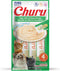INABA Churu Cat Treats, Grain-Free, Lickable Creamy Purée Cat Treat/Topper, 0.5 Ounces Each Tube, 4 Tubes