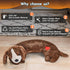 Moropaky Heartbeat Toy Puppy Heartbeat Stuffed Animal Heartbeat Plush Toy for Puppy, Dog Heartbeat Toy for Pet Anxiety