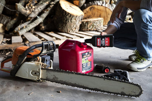 STA-BIL Full Synthetic 2-Cycle Oil with Fuel Stabilizer, 5 Gallon Multi-Mix, 50:1/40:1 Ratios