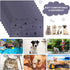 Chumia 8 Pcs Bulk Microfiber Towels for Drying Dogs, Absorbent Pet Bathing Supplies (40 x 24 Inch, Gray)