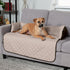 Furhaven Water-Resistant & Reversible 42" Wide Seat Cover Protector for Dogs & Cats, Espresso/Clay, Large