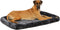MidWest Homes for Pets 54L-Inch Dog Bed - Comfortable Bolster for Giant Breeds, Gray