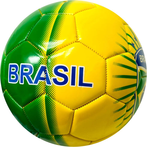 Just 4 Kicks Brasil Soccer Ball, Size 2, Brazil Mini Ball #2