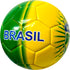 Just 4 Kicks Brasil Soccer Ball, Size 2, Brazil Mini Ball #2