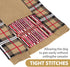 PUPTECK Dog Sweaters for Large Medium Small Dogs, Fall Classic Plaid Style Holiday Winter Coat for Boys and Girls