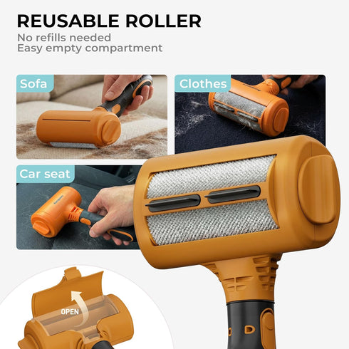 6 Set 90% Professional Deshedding Dog Brush Grooming Kit- Dog Deshedding Brush, Slicker Brushes, Undercoat Rake