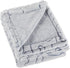 Bone Dry Embossed Bone Print Pet Blanket, 36x48", Gray