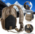 Pack Backpack Rover Sling Tactical Shoulder Sling Bag with Bottle Holder Crossbody Chest Bag, Coyote