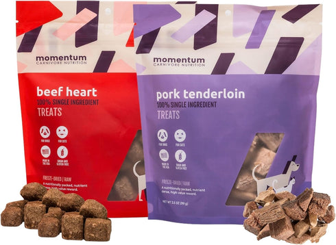 Momentum Carnivore Nutrition Pork Tenderloin and Beef Heart-Protein Duo