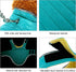 Mogoko Reflective Reversible Dog Winter Coat with Harness/Leash Hole - Waterproof Pet Jacket Warm Vest for Cold Snow