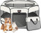 Aivituvin Dog Playpen Foldable Pet Play Pens with Carrying Bag for Cat,