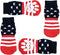 Posch Anti-Slip Knit Socks for Pets - Traction Soles for Indoor Wear, Slip On Paw Protectors for Small Dogs, M
