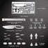 Survival Card Multitool Camping Kit, 9PCS Portable Survival Tool with Fishing Line Gear, Credit Card Wallet with Felt