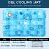 MeowAroma Summer 11.8 X15.7 Cooling Mat for Dogs and Cats, Foldable Gel Cooling Mat with Ice Crystal Powder, Blanket