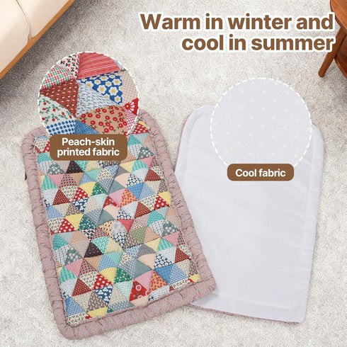 R8 Beberoad Large Pet Stroller Single-Sided Pad - Warm and Non-Slip Mat, Special Pet Stroller Seat Cushion, Comfortable