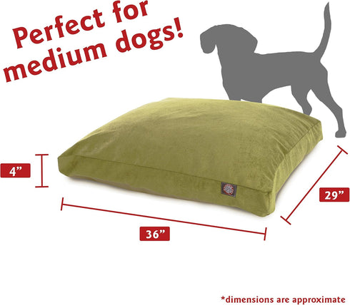 Apple Villa Collection Medium Rectangle Pet Dog Bed