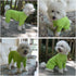 Lovelonglong Lightweight Dog Pajamas, Pure Cotton 4 Legs Jumpsuits T-Shirt PJS for Large Medium Small Dogs Green M