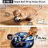 KiwiLove 7-Hole Interactive Cat Toy with Motion Activated Ball & Play Mat, Hide and Seek Exercise Game for Indoor Cats