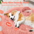 rabbitgoo Calming Dog Bed for Small Medium Dogs, 30 inches, Machine Washable, Non-Slip Round Fluffy Plush Faux Fur, Pink