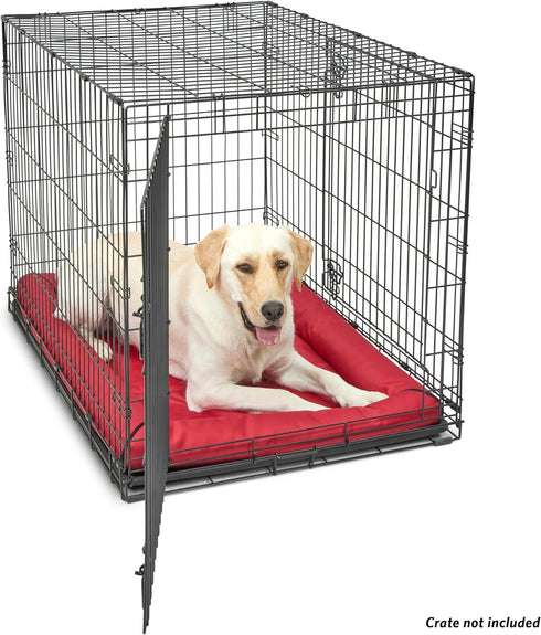 MidWest Homes for Pets Maxx Dog Bed, Designed for 42-Inch Dog Crate, 42-Inch, Red