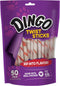 Dingo Twist Sticks - 50 Count Rawhide for Dogs, Made with Real Chicken