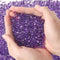 T4U 2 LB Fish Tank Gravel, Tumbled Small Rocks for Aquarium, Decorative Pebbles for Terrarium Crafts, Purple