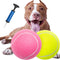 Dog Toy Ball, 9.5" Large Tennis Balls for Small Medium Large Dogs, 2 Pack with Pump & Needle