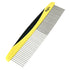 Metal Dog Comb for Matted Hair & Detangler Combs Set - Easy Safe Grooming Combs for Cats & Dogs to Remove Tangles