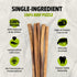 100% -12 Inch(4 Count) 7 oz Natural Bully Sticks & Beef Sticks for Dogs Grass-Fed Beef, Long-Lasting & Odor-Free Dog