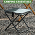 Phamouu 220lbs Camping Stool Pocket Chair, Lightweight Portable Stool with Shoulder Strap, Capacity for Adults Outdoor
