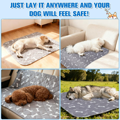Generic 2 Pack (27.6" 31.5") Puppy Pads with Pheromones,Washable Puppy Pads for Dogs,Leak-Proof & Anti-Slip,Reusable