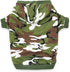 DroolingDog Camo Hoodie for Large Dogs, XXXL, Green