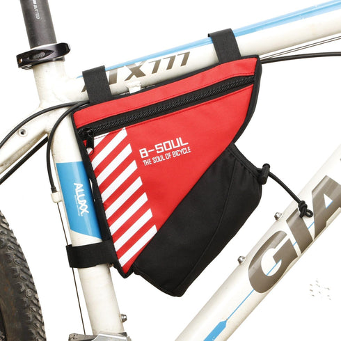 UPANBIKE 1.5L Bike Triangle Frame Bag, Polyester Storage Bag for Road and Mountain Bicycle Front Tube