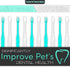H&H Pets Toothbrush for Small Dogs & Cats, Soft Extra Small Toothbrush for Teacups, Chihuahuas, Yorkshire, 8 Count