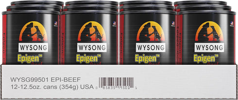 Wysong Epigen Beef Canine/Feline Canned Formula Food, Twelve 12.5 Ounce Cans