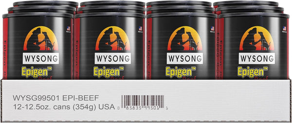Wysong Epigen Beef Canine/Feline Canned Formula Food, Twelve 12.5 Ounce Cans