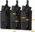 FRTKK Molle Mag Pouch - Open Top Single/Double/Triple Magazine Holder for M4 M16 AK AR Glock M1911 92F 9mm