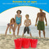 Giant Yard Pong Bucket Game, Throwing Toss Set for Beach, Pool, Family, BBQ, Indoor Outdoor Fun