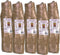 Original Beef Cheek Rolls | Super Thick | Peanut Butter | Large 10-12 Inch (5 Pack) | All Natural Rawhide Alternative