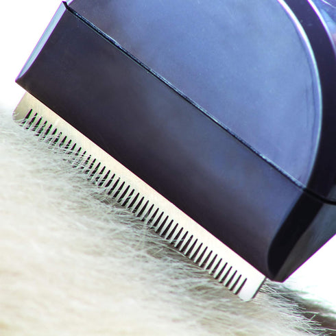 Penn-Plax ComfyGroom Deshedding Brush for Dogs or Cats, Quick and Easy Grooming, Comfortable, Simple Push Button Cleanup