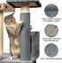 Furhaven Wrap Around Scratching Post Cover, Fits Posts Up to 3.5" Diameter, Gray