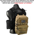 Tactical Mini Molle Hydration Pack, Water Resistant Hydropack with US Flag for Tactical Vest Backpack