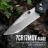 Mossy Oak Folding Pocket Knife - 4" Stonewash Tactical Knife with G10 Handle for Camping