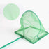 4 Pack Fine Quick Catch Mesh Nylon Fishing Nets with Plastic Handle for Fish Tank - Green (3in, 4in, 5in, 6in)