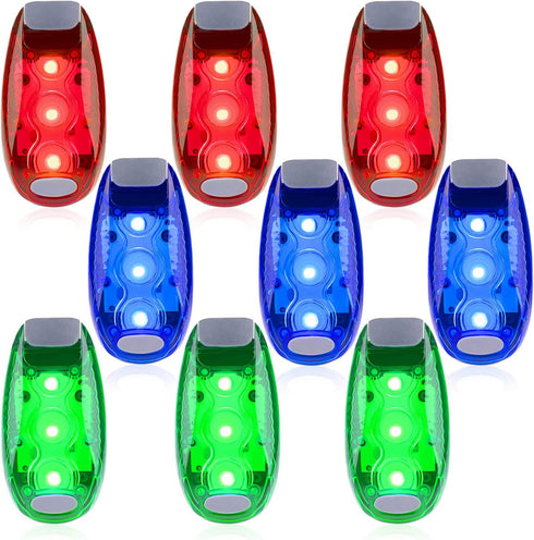 LED Safety Light, High Visibility Strobe Running Lights for Bicycle, Kayak, Backpack, Walking, Clip-On