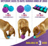 Chew King Dog Fetch Balls, 4 Inch Natural Rubber Toy, All Breed Sizes, Count 2 (Pack of 2) - CM-10031-CS01