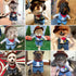 Funny Pet Cat Halloween Costume, Cool West Cowboy Uniform with Hat for Small Dogs & Cats