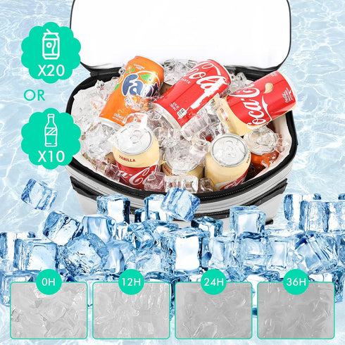 Kayak Cooler, Waterproof Kayak Seat Back Cooler for Kayaking, Portable Ice Chest, Beach Cooler, Travel Lunch Bag