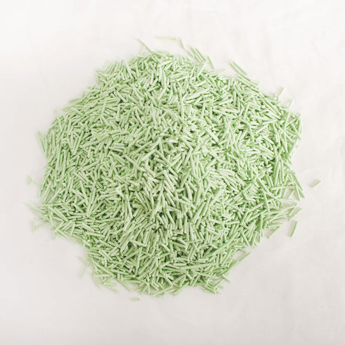 Tofu Cat Litter, Green Tea, 5.5 Lbs, Flushable Clumping, Ultra Absorbent, Low Tracking